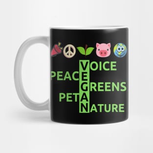 Vegan inspirational quote design Mug